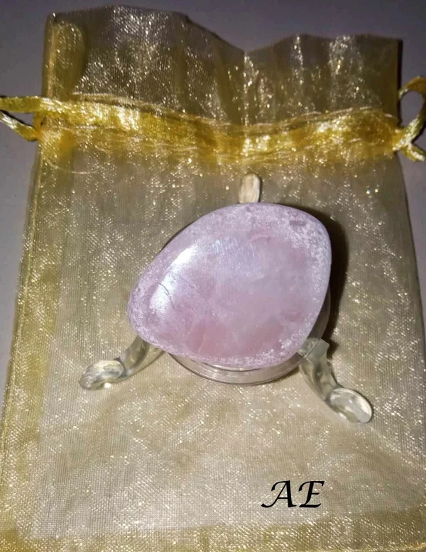 Pierre de Quartz Rose givrée
