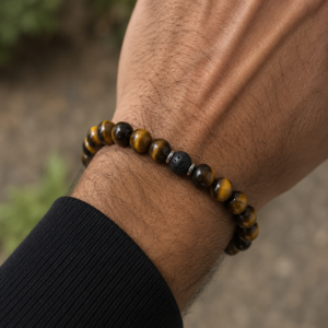 Bracelet Œil de Tigre Pour Homme (Harmonie et Protection)