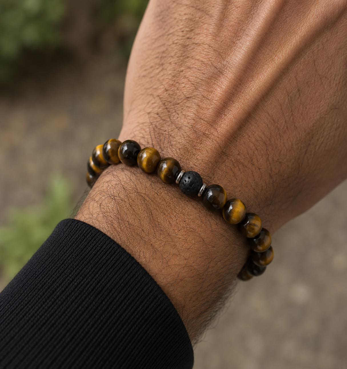 Bracelet Œil de Tigre Pour Homme (Harmonie et Protection)