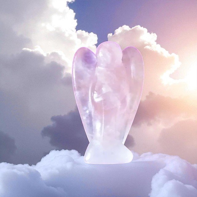 Petit Ange Minéral Quartz Rose. – Image 2