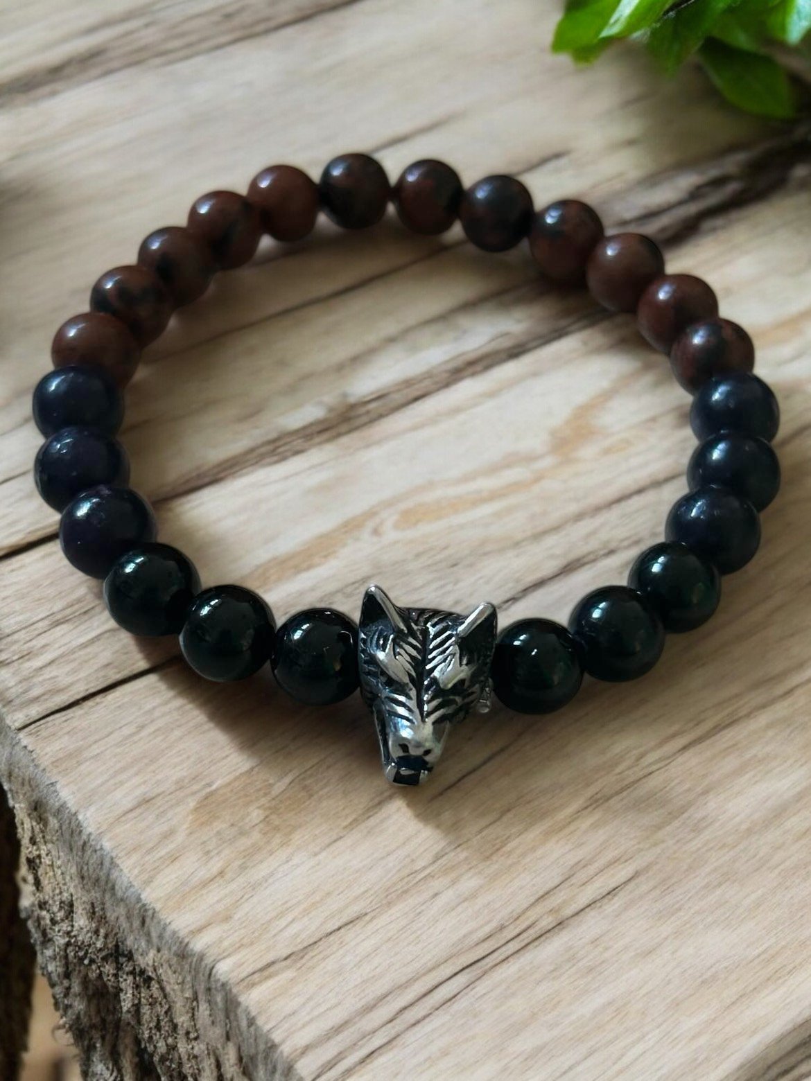 Bracelet Obsidienne Pour Homme(Ancrage et protection) – Image 2