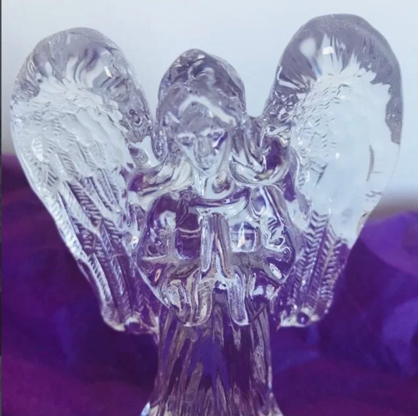Ange de Verre Ailes Givrées. – Image 4