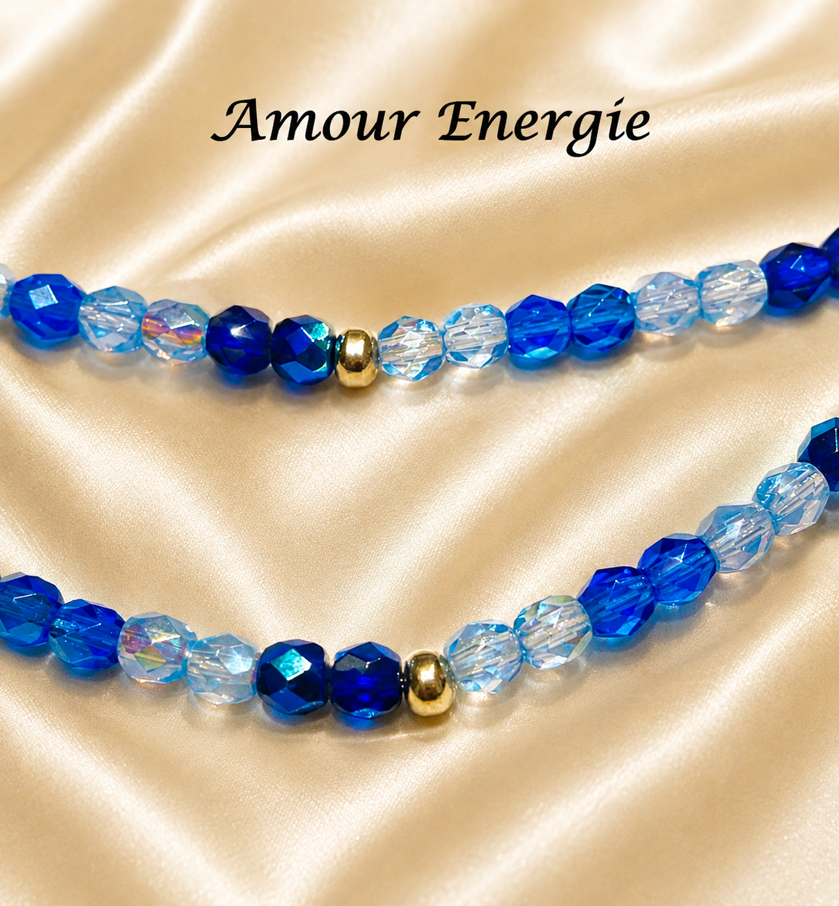 Bracelet 2-en-1 en verre – Bleu Énergie – Image 3