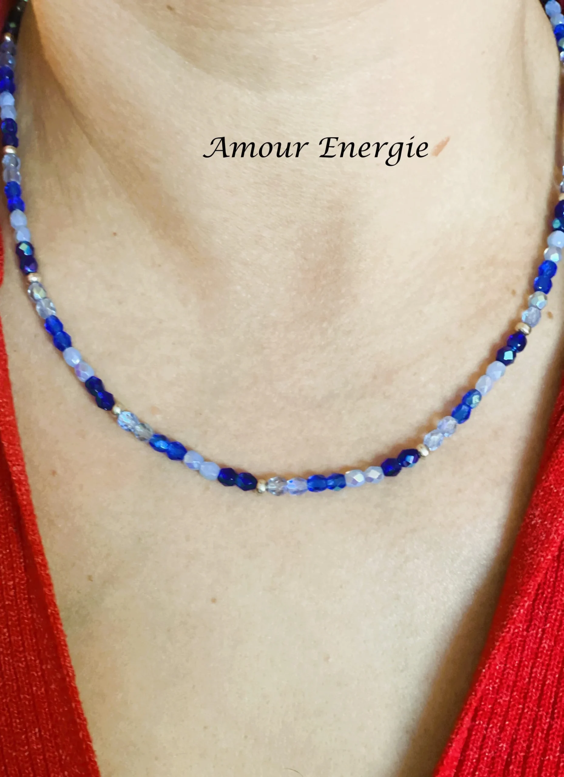 Bracelet 2-en-1 en verre – Bleu Énergie – Image 4