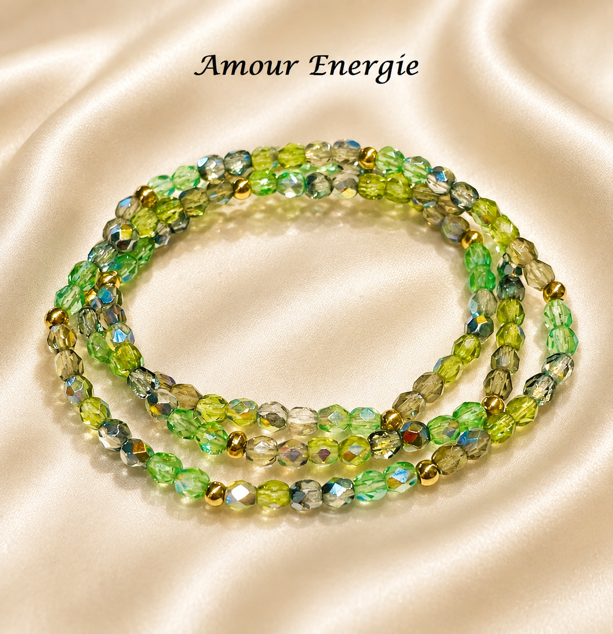 Bracelet 2-en-1 en verre – Éclat Nature – Image 2