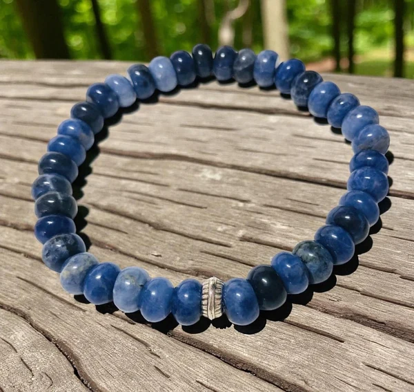 Bracelet Lapis lazuli pour Homme (Protection et sagesse) – Image 2