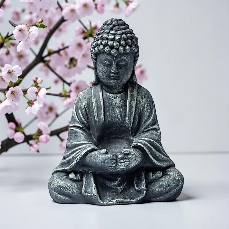 Statue Bouddha Ciment