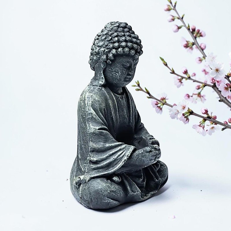 Statue Bouddha Ciment – Image 3