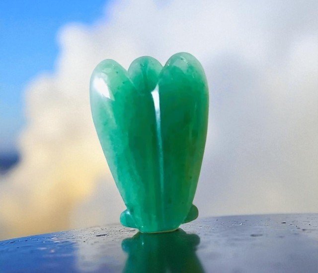 Petit Ange Minéral Aventurine Verte – Image 2