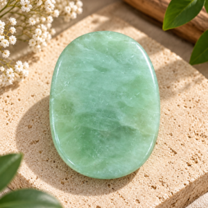 Galet Plat Jade Vert