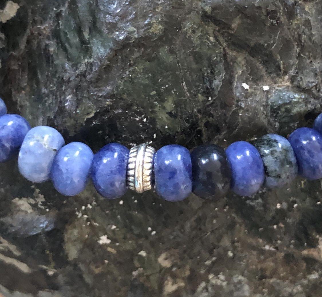 Bracelet Lapis lazuli pour Homme (Protection et sagesse) – Image 3