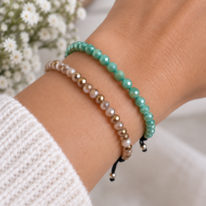 Bracelet en perles fantaisie Cordon ajustable