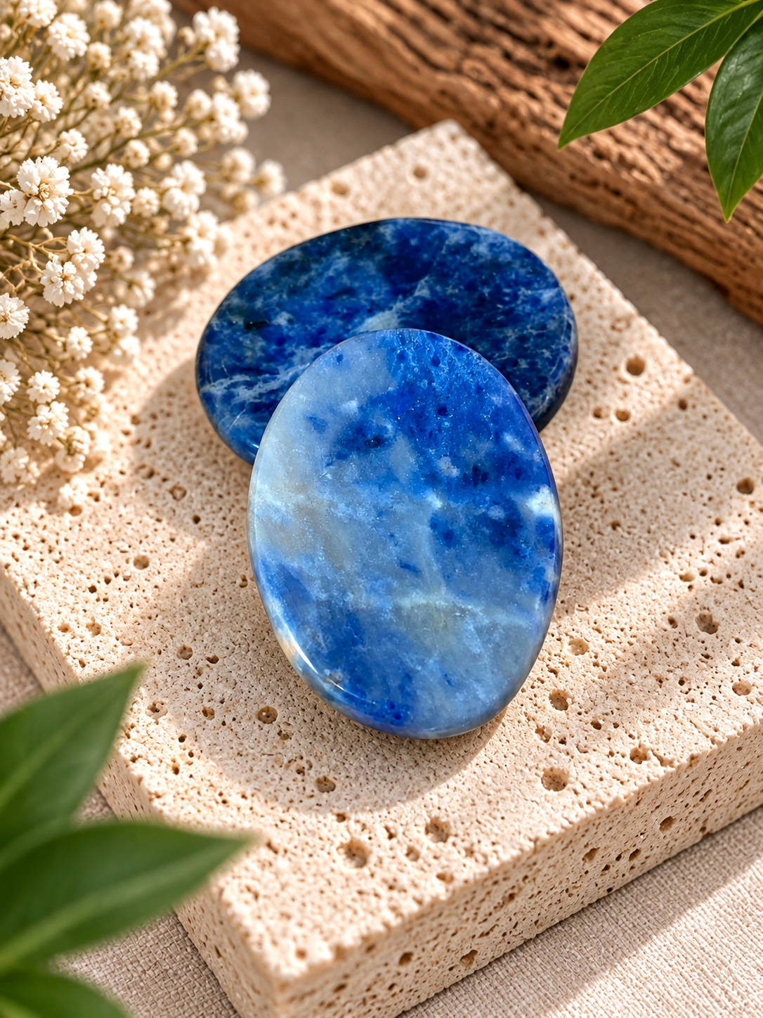 Galet Plat Sodalite