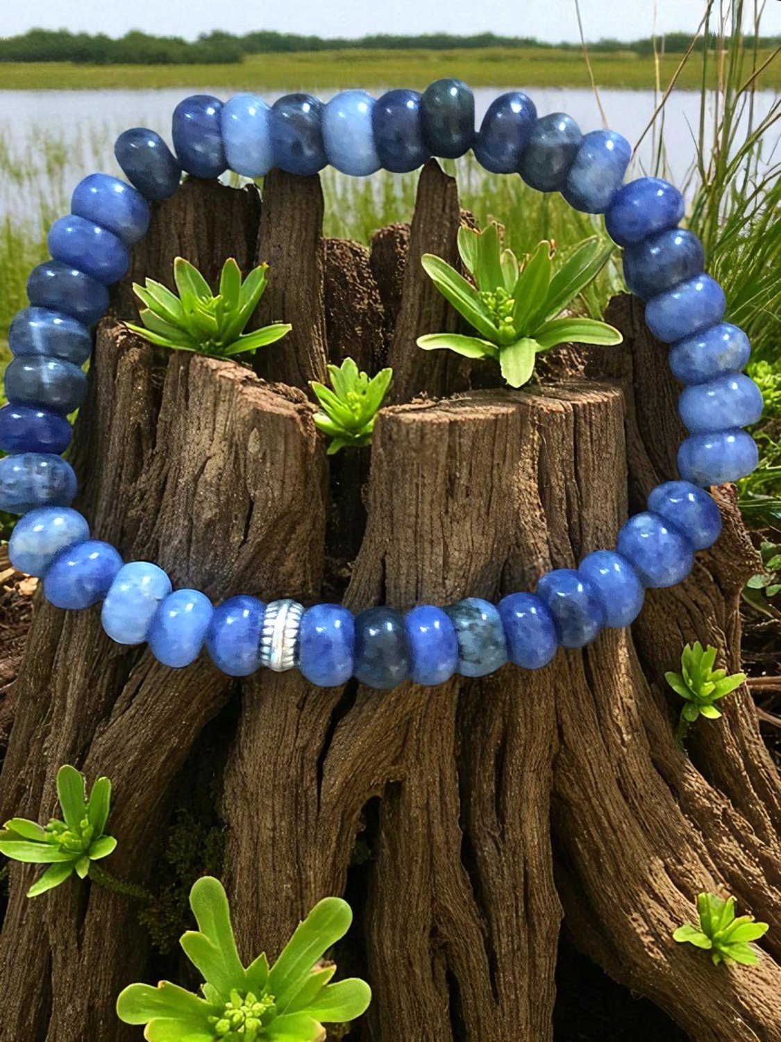 Bracelet Lapis lazuli pour Homme (Protection et sagesse) – Image 4