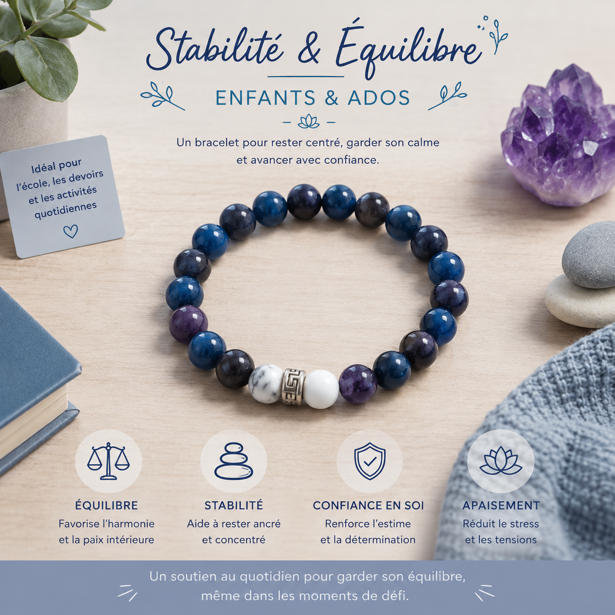 Bracelet " Stabilité & Equilibre " – Image 3