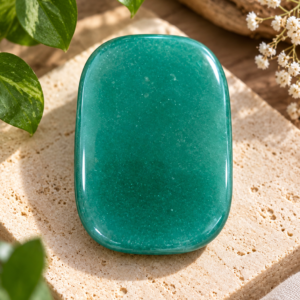 Galet Plat Aventurine Verte