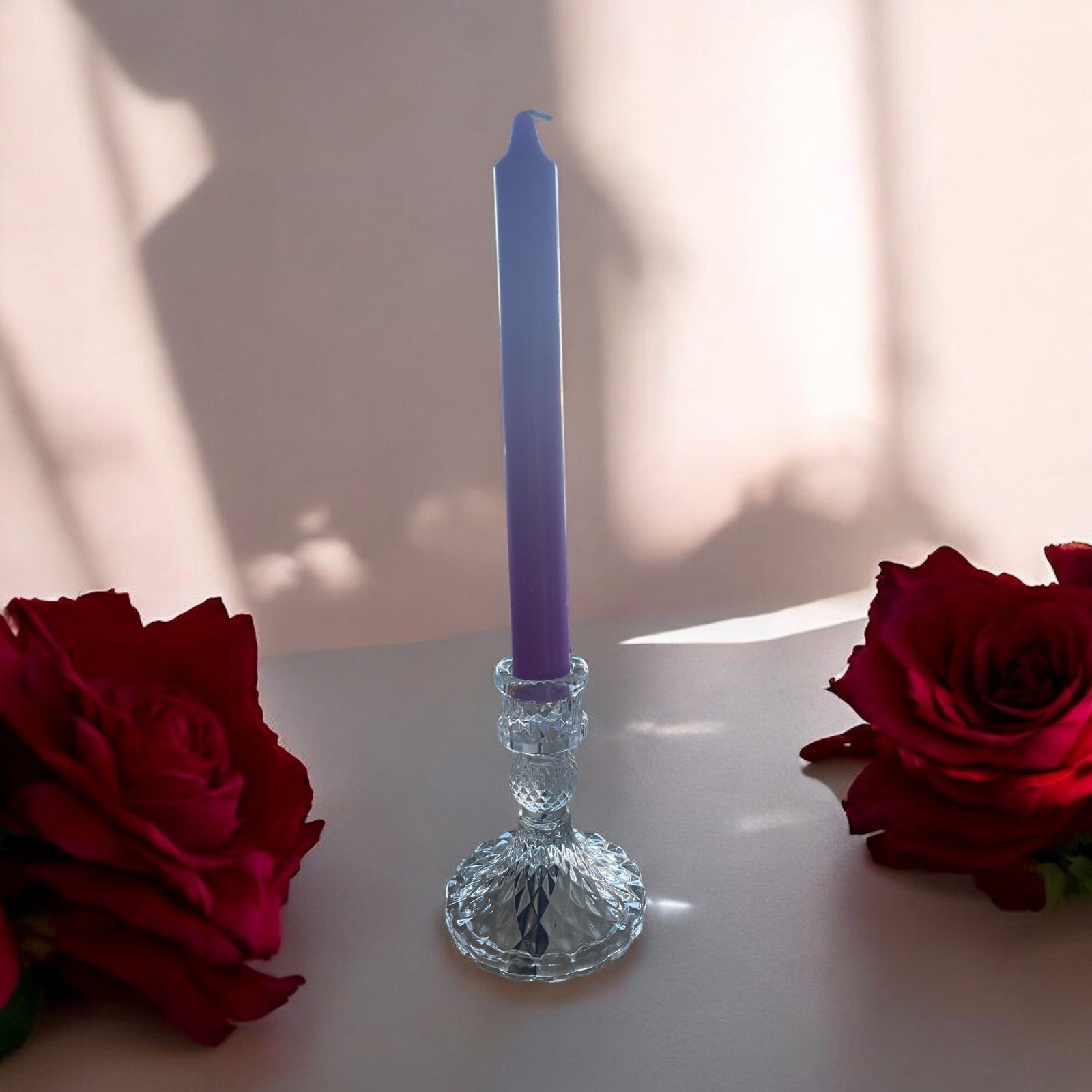 Bougeoir en verre Romantisme et Elégance – Image 3