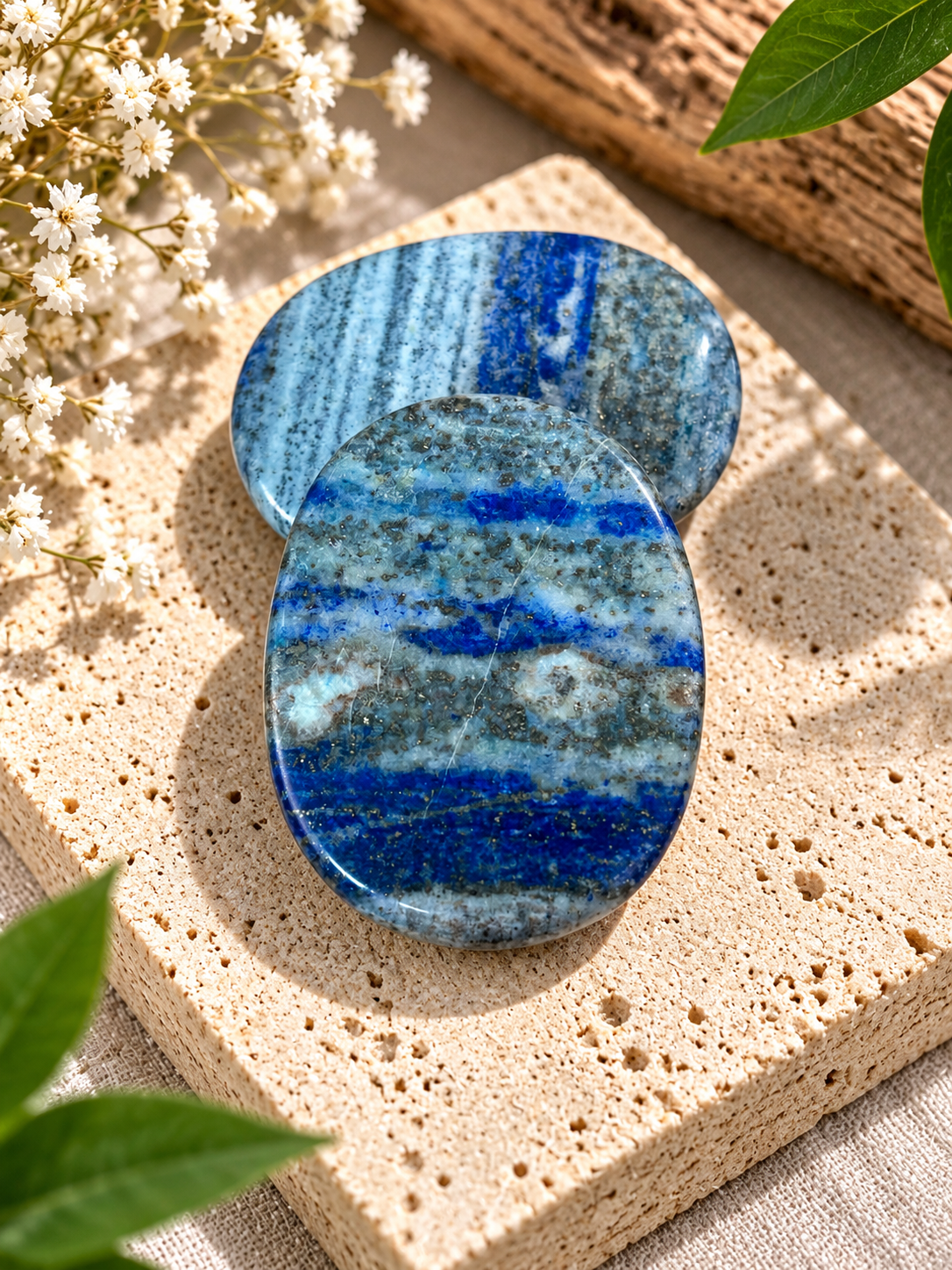 Galet Plat Lapis-Lazuli
